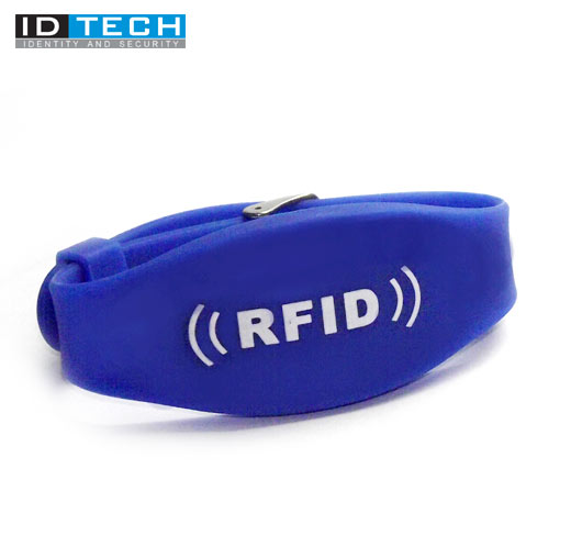  RFID Silicon Ellipse Wristbands 